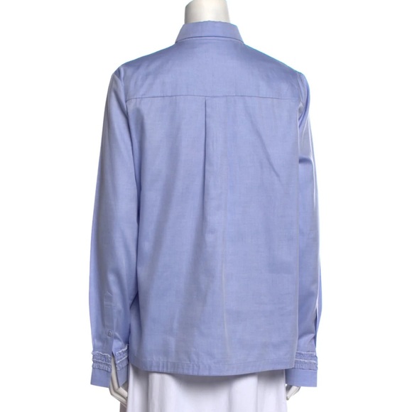 Victoria Beckham long sleeve button down shirt size 4 - Picture 2 of 8